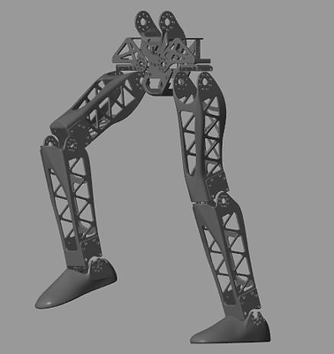 Kinematyka nóg humanoida Poppy