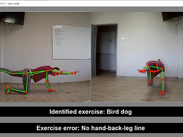 System rozpoznawania poprawności ćwiczeń